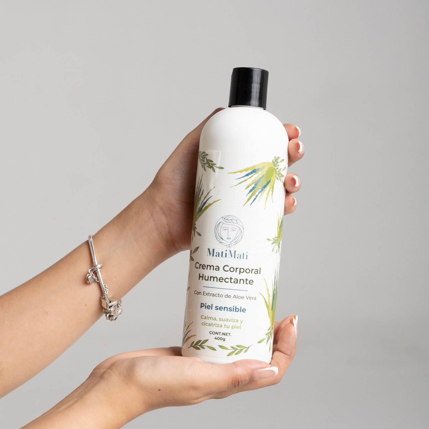 Crema Corporal Humectante con Extracto Aloe Vera