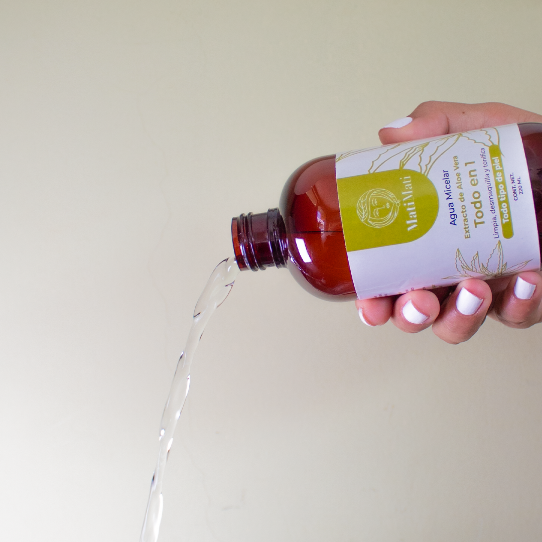 Agua Micelar con Extracto de Aloe Vera
