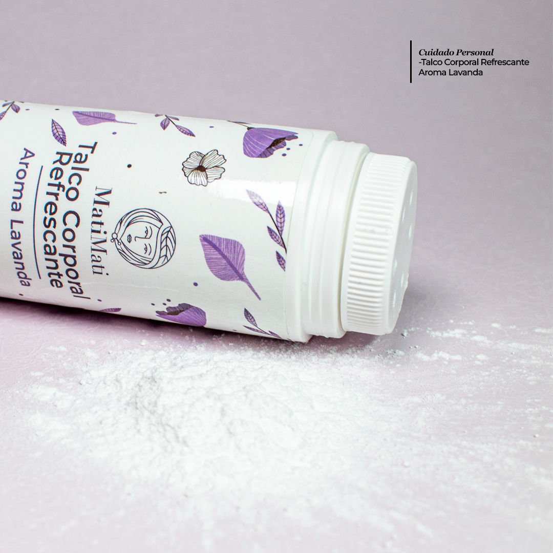 Talco Corporal Refrescante Lavanda