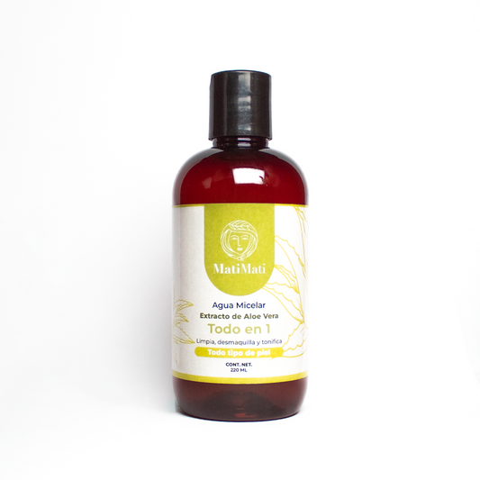 Agua Micelar con Extracto de Aloe Vera